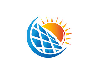 Modern Solar Logo Design