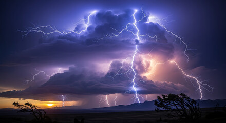 Download lightning storm photography wallpaper scenic landscape nature images free hd wallpaper