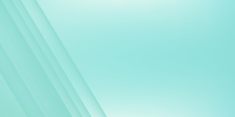 Obraz premium Pastel blue mint abstract lines background presentation template