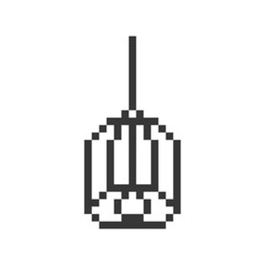 chandelier lamp retro pixel art