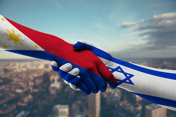 Shaking hands Philippines and_Israel