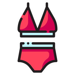 Travel Icon Set. This is lineal color icon style. 