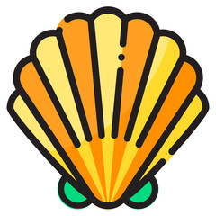 Travel Icon Set. This is lineal color icon style. 