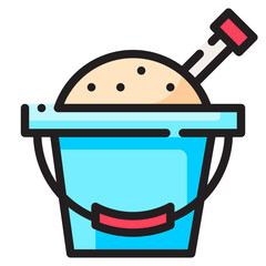 Travel Icon Set. This is lineal color icon style. 