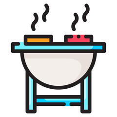 Travel Icon Set. This is lineal color icon style. 