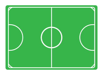 Football soccer field line contour background icon
