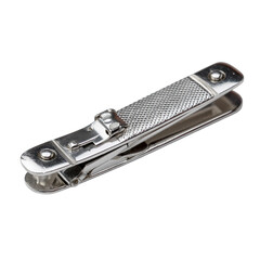 Polished silver tie clip for professional men's fashion providing a touch of class to formal attire