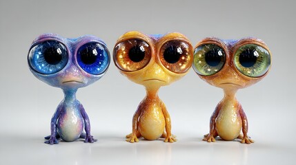 Fototapeta premium Adorable Animated Animal Characters