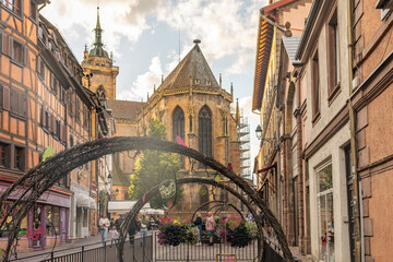 Martinsmünster,Collégiale Saint-Martin de Colmar, Elsass,Frankreich