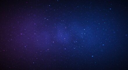 Mesmerizing Starry Night Sky with Purple and Blue Hues