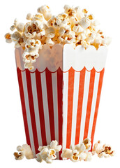 PNG Pop corn snack popcorn stripes.