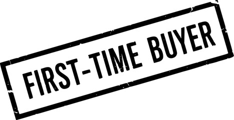 First-time buyer banner design stamp
