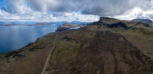 Der Old Man of Storr auf der Insel Isle of Skye in Schottland