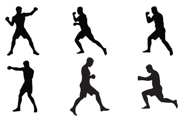  Kickboxing Icons eps 10