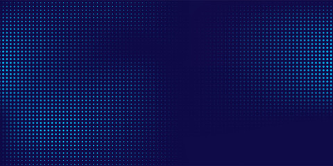 Abstract blue dynamic wavy line dotted texture blue bakcground. Dark blue copy space.