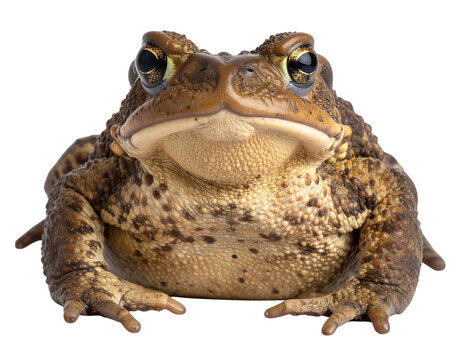 Close-up Common Toad Nature Illustration