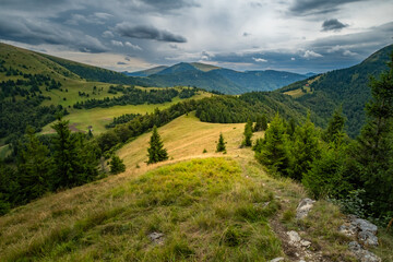 Velka Fatra mountain range in Slovakia. Beauty in nature.