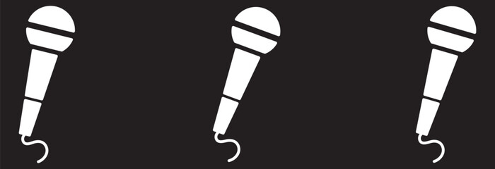 Microphone icon audio recording podcasting symbol, Microphone icon audio recording podcasting symbol eps 10