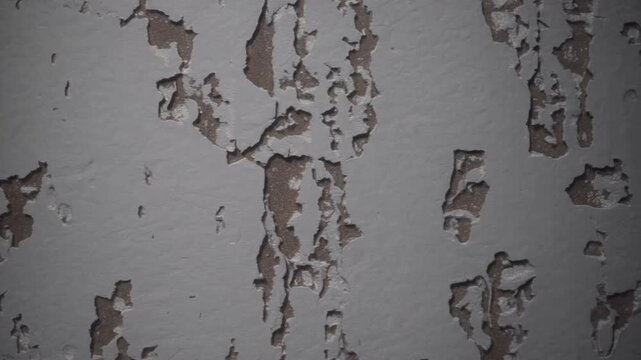 The Exterior of Unfinished Concrete Wall Structure with Pale Shade and Aged Textured Appearance