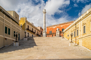 Roman Column in Brindisi, Italy