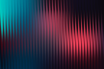 abstract ribbed gradient background with turquoise and magenta blend, glowing fluid digital texture, futuristic glass distortion design for modern projects