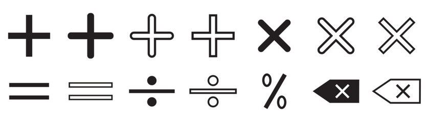 Obraz premium Basic shapes vector set. Different quality geometric formal shape icon. Polygonal elements with sharp and rounded. 