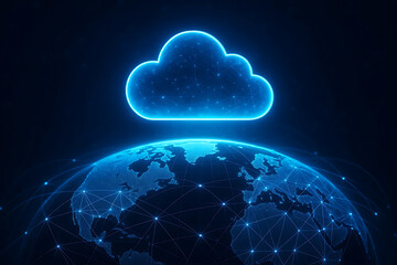 Cloud AI Architecture Depiction Featuring SaaS, PaaS, and IaaS Service Models with Integrated Machine Learning Configuration, Scalable Infrastructure, Data Processing, and Intelligent Cloud Computing 