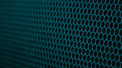 Speaker mesh surface. Focus selected