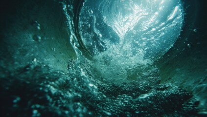 Underwater Wave Explosion