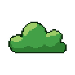 Pixel art bush