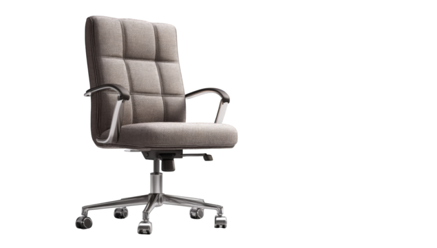 Modern light beige office chair - Powered by Adobe