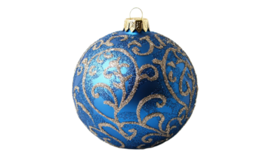 Christmas ball on white background,png