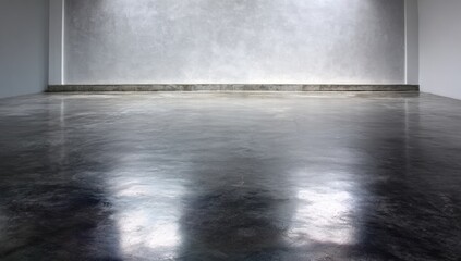 Polished concrete floor in a modern room © Fikri