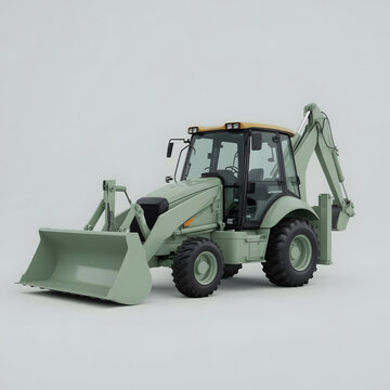 green tlb scoop on white background
