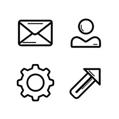 set of icons for web