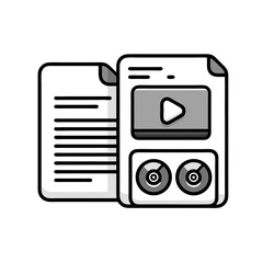 vector illustration of a camera