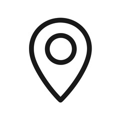 map pointer icon vector