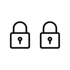 vector lock icon