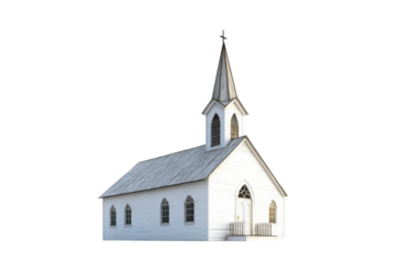 Church on white background,png