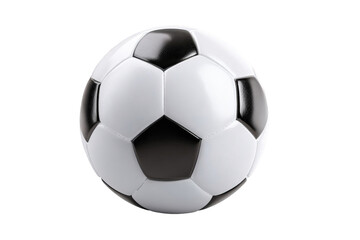 Fototapeta premium Soccer ball, white and black
