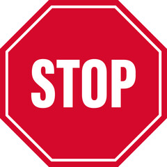 Stop word PNG. Stop label transparent PNG. Stop signboard vector illustration. Red stop sign. Stop symbol. Stop sign PNG. Emergency sign PNG. Alert sign.