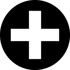 Obraz premium Simple bold black and white graphic design element