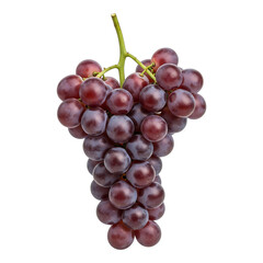 Fototapeta premium A bunch of ripe red grapes against a dark background