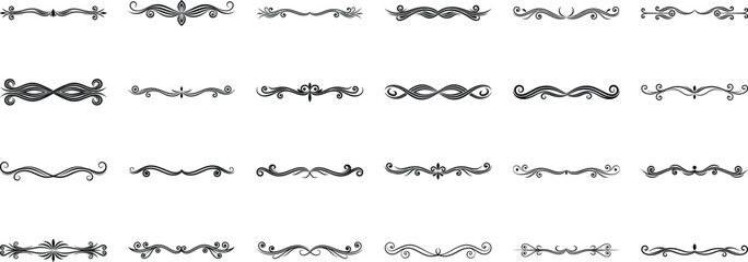 Vector art of an old document with handwritten text and decorative elements