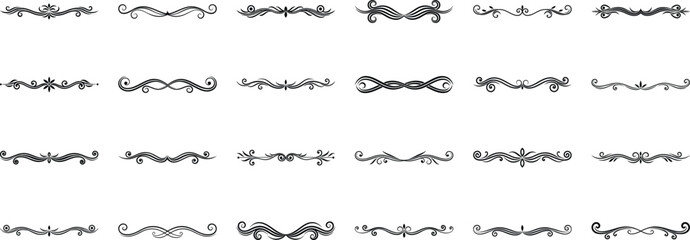 Obraz premium Vector art of aged manuscript with elegant script and faded ink