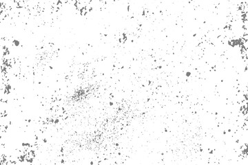 Abstract Neutral Gray Grunge Texture Overlay with Transparent Background for Distressed Vintage and Modern Design Projects