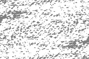 Abstract Neutral Gray Grunge Texture Overlay with Distressed Splatter Pattern and Transparent Background
