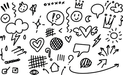 Doodle Element Background