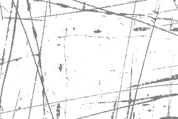 Abstract Neutral Gray Grunge Texture Overlay with Scratched Rough Surface for Vintage and Industrial Backgrounds, Transparent Background