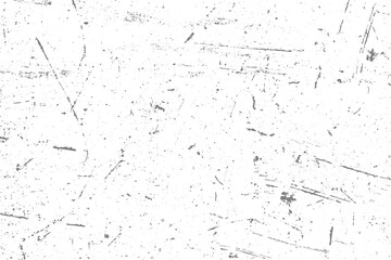 Abstract Neutral Gray Grunge Texture Overlay with Subtle Scratch Marks, Transparent Background